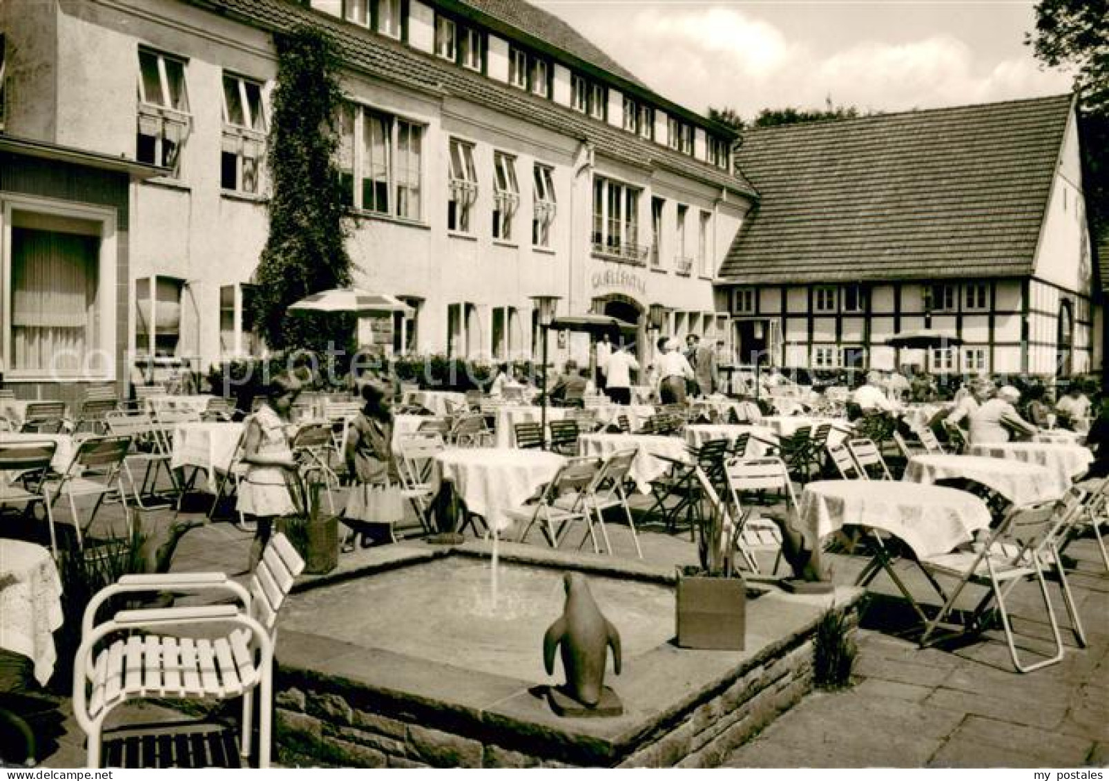 Steinhagen Westfalen Berghotel Quellental Terrasse