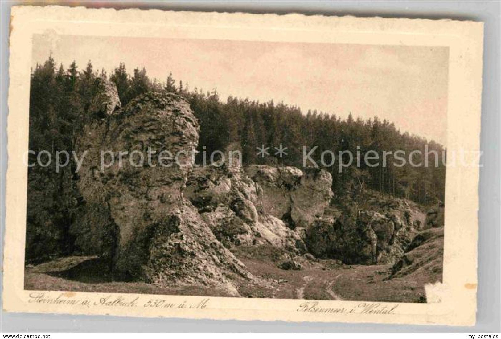 Steinheim Albuch Felsenmeer Wental