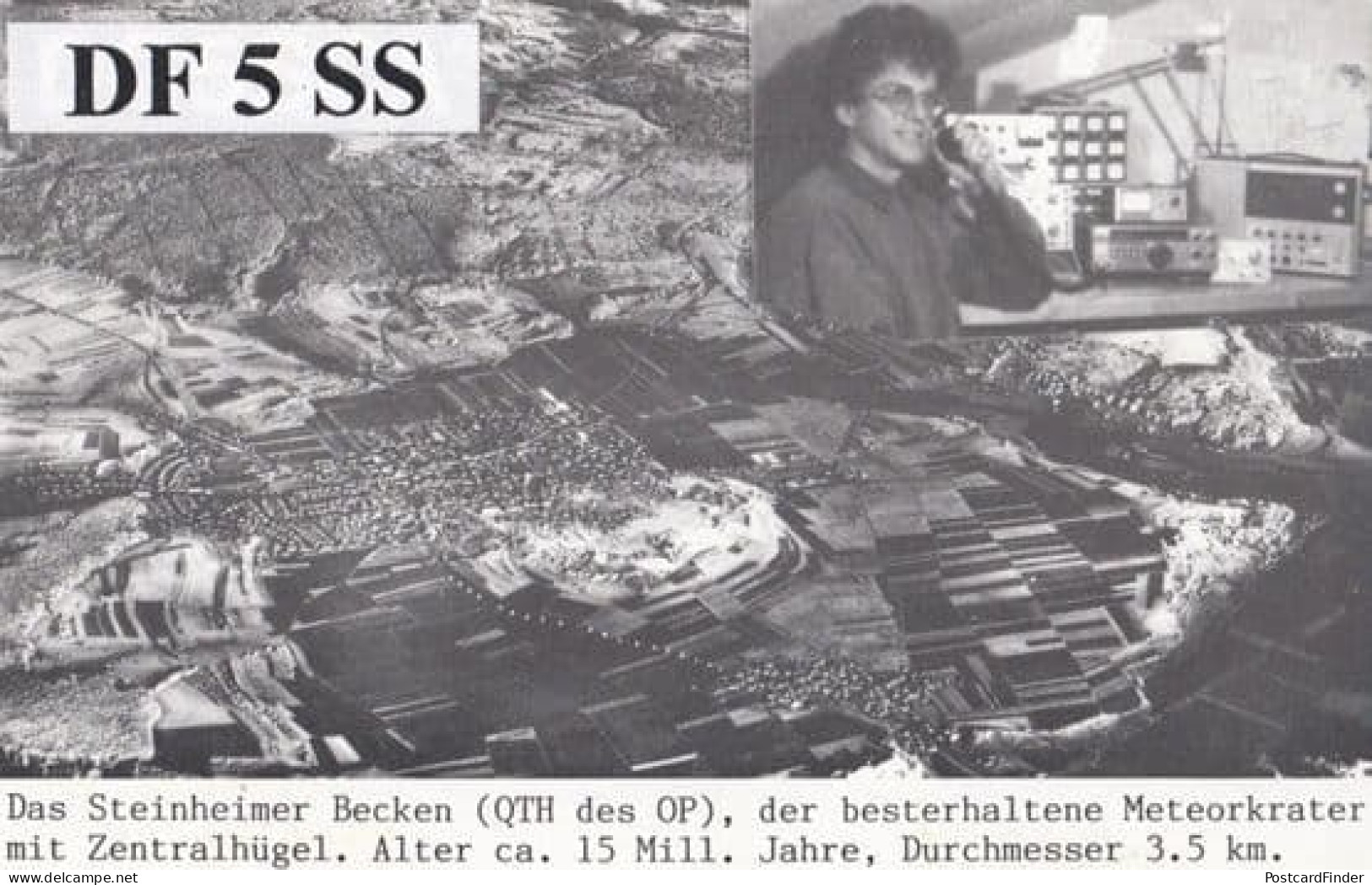 Steinheim German Amateur Radio Station QXL Postcard