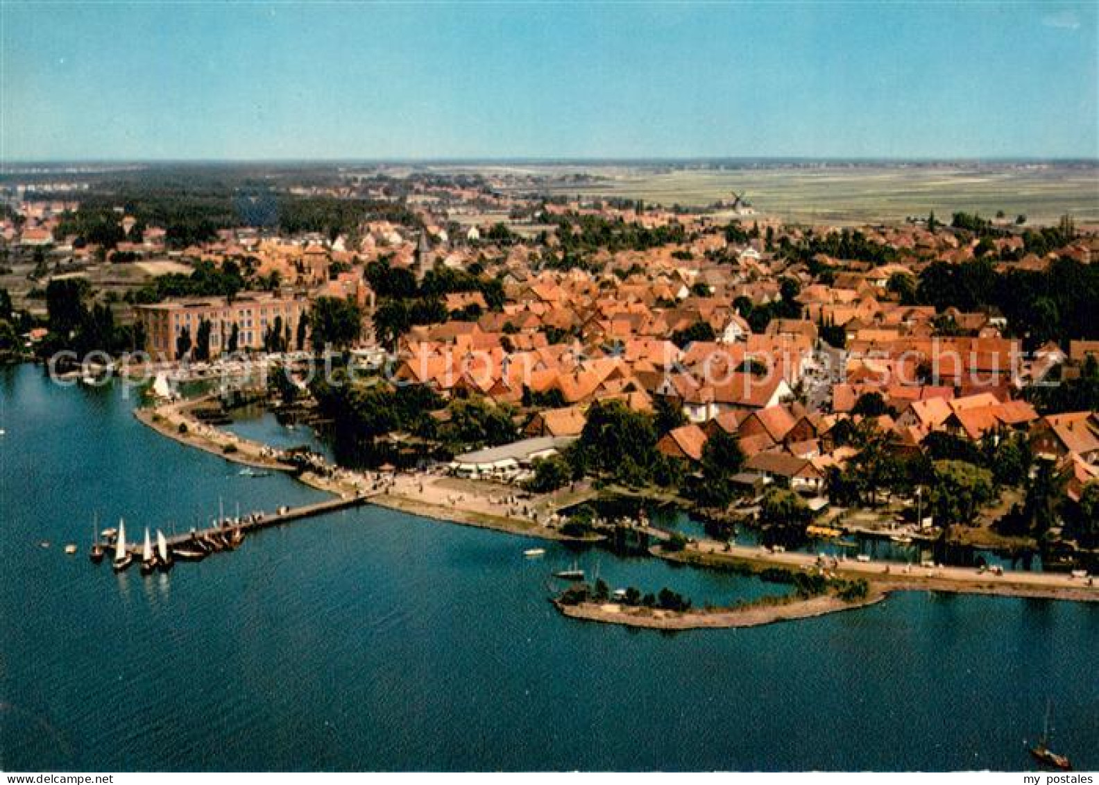 Steinhude am Meer Fliegeraufnahme