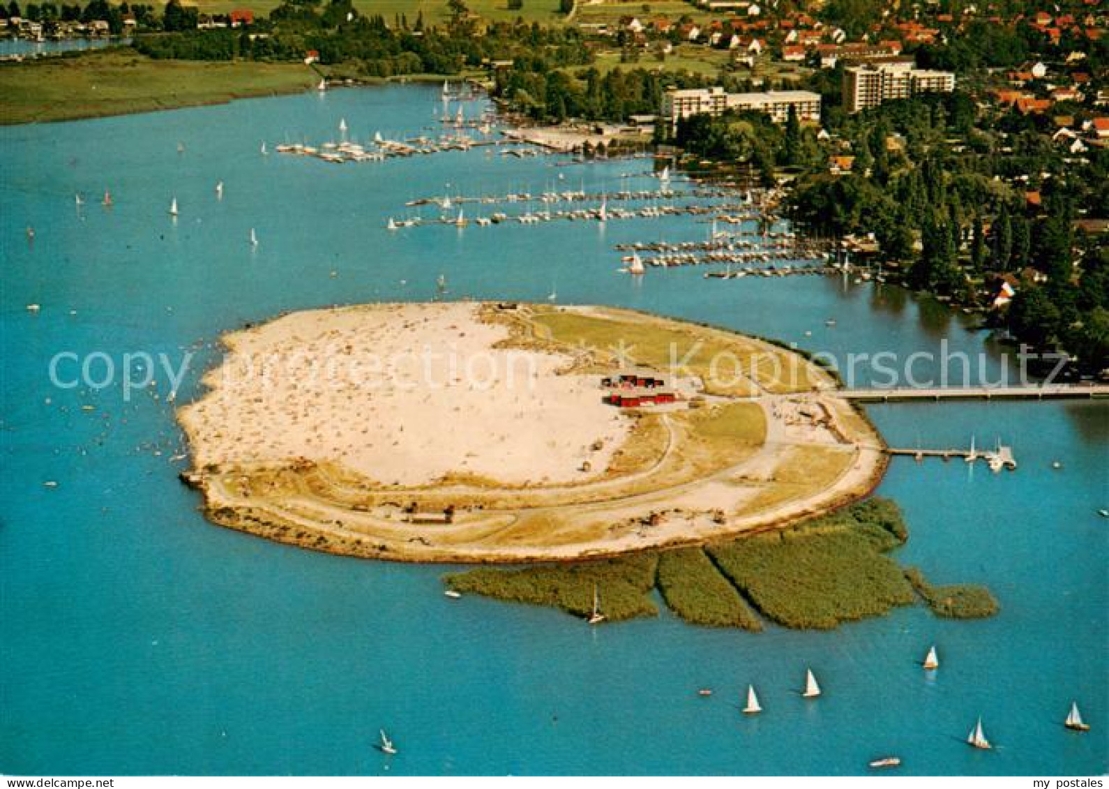 Steinhuder Meer Wunstorf Badeinsel Fliegeraufnahme