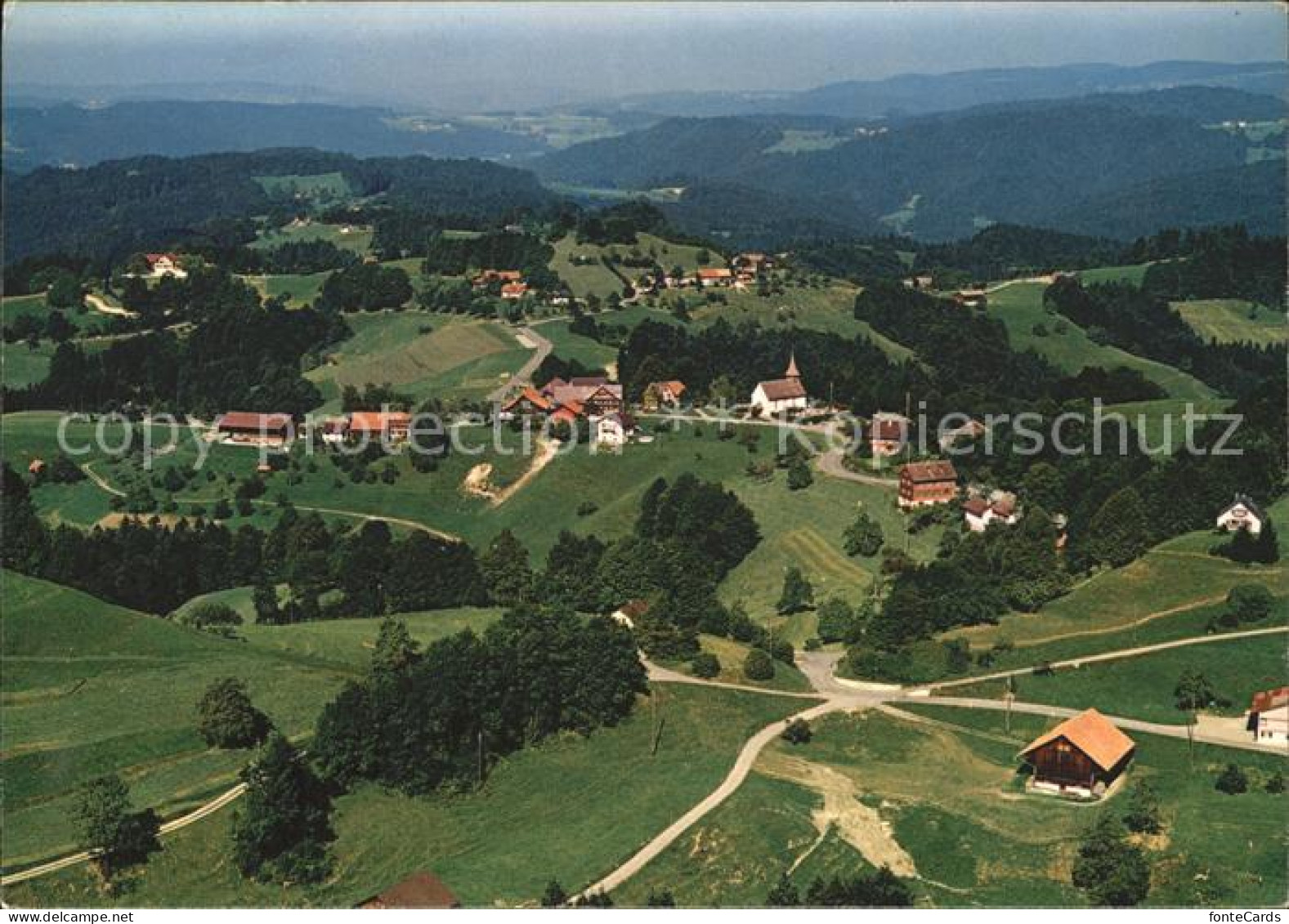 Sternenberg ZH Fliegeraufnahme im Toesstal