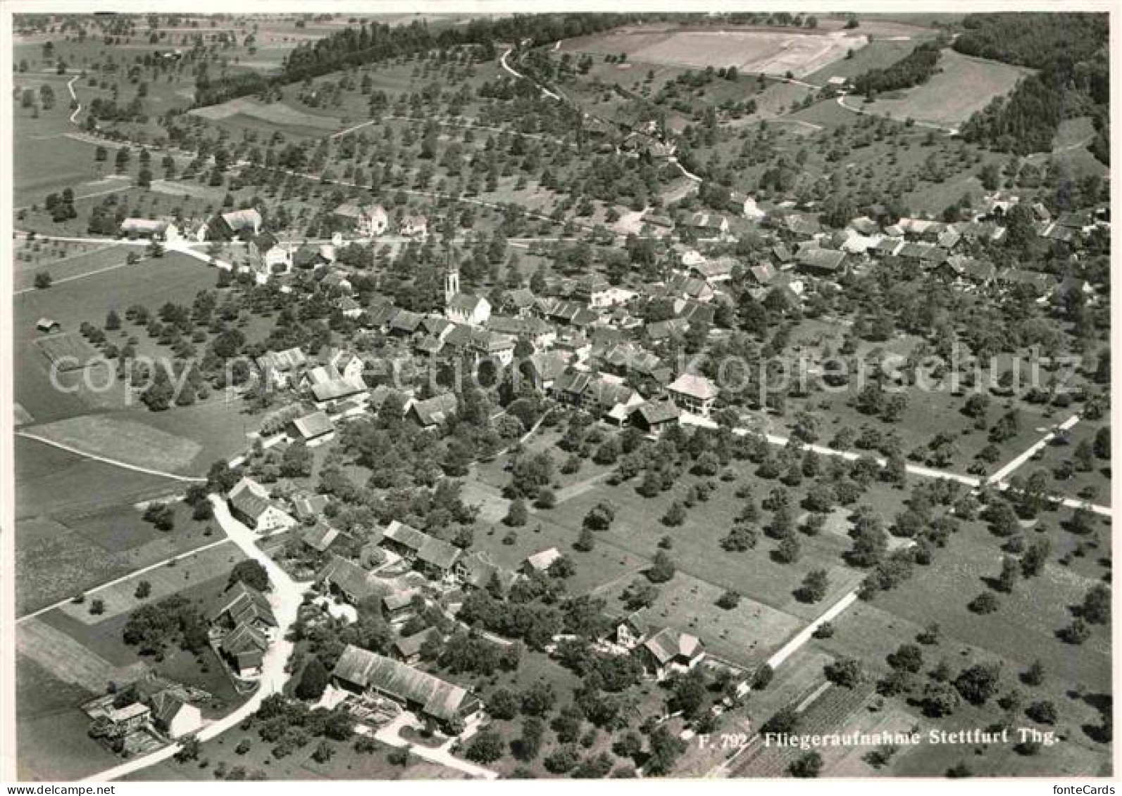 Stettfurt Fliegeraufnahme