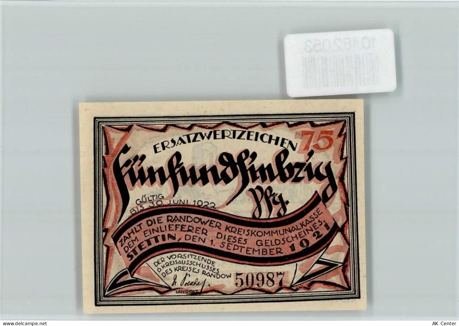 Stettin Szczecin - Notgeld Randow-Lied Löcknitz - 10182053