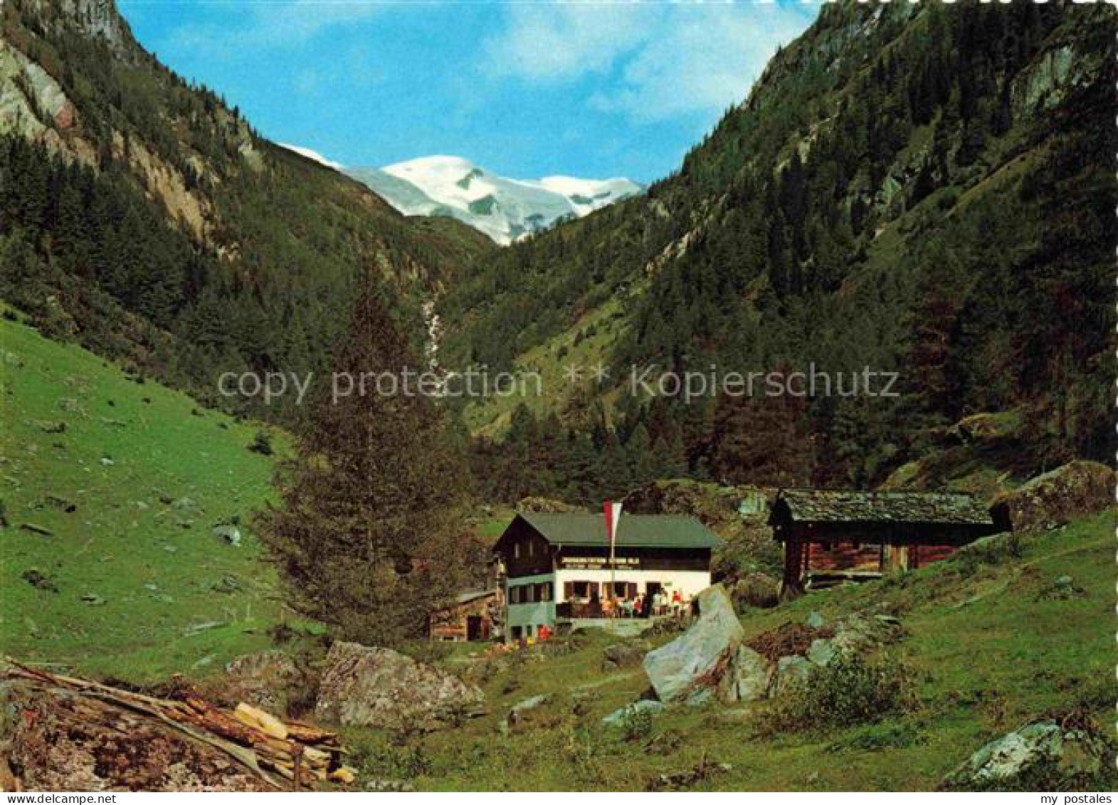 Stoan-Alm Maurertal Hinterbichl 1300m Praegraten Osttirol AT Jausenstation