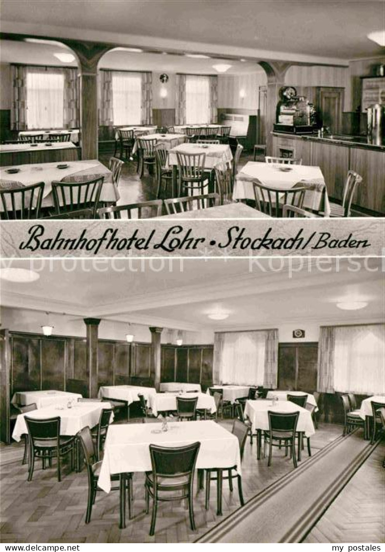 Stockach Baden KONSTANZ BW Bahnhofshotel Lohr Gastraeume