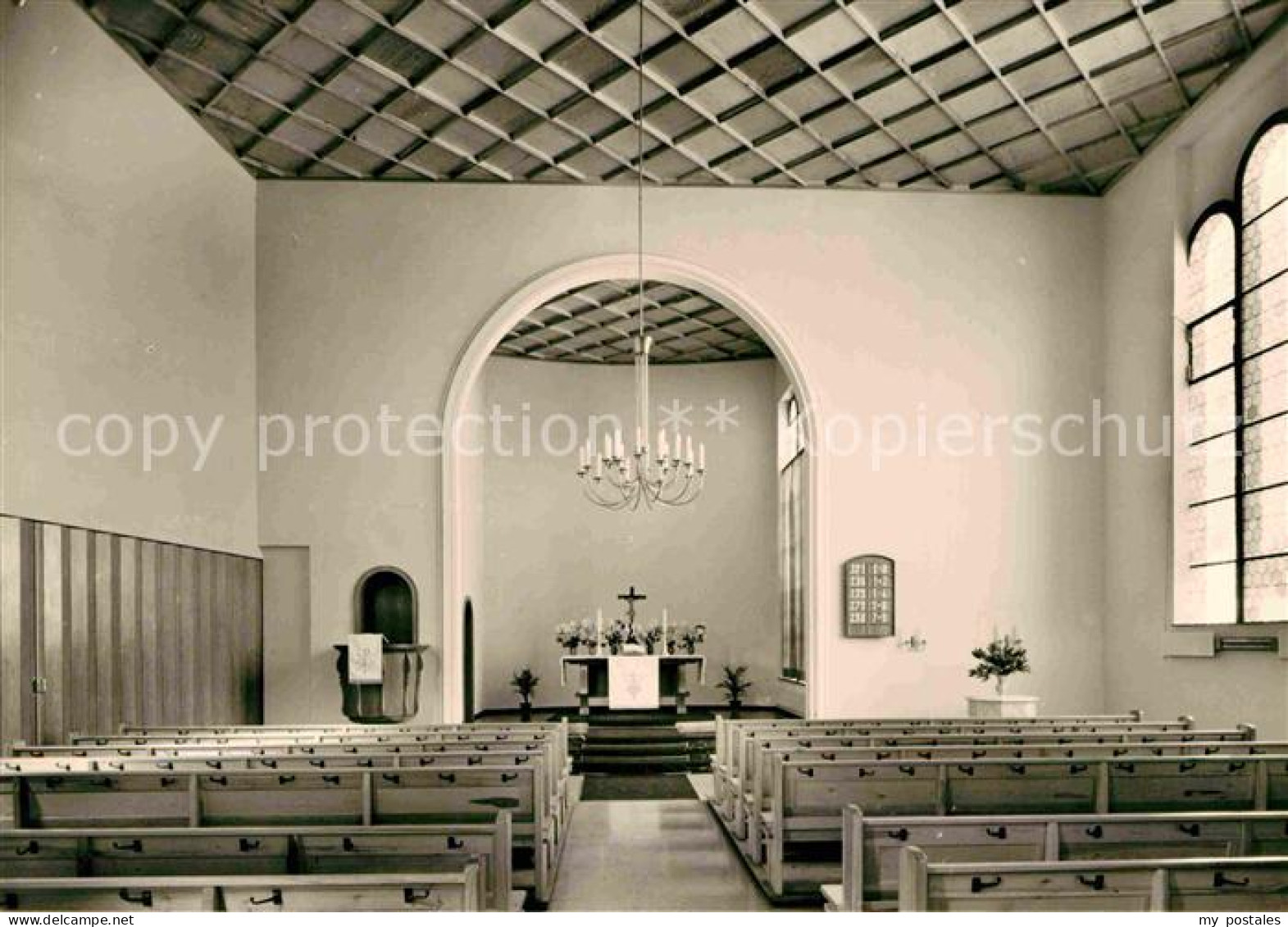 Stockach Baden KONSTANZ BW Ev Kirche Inneres