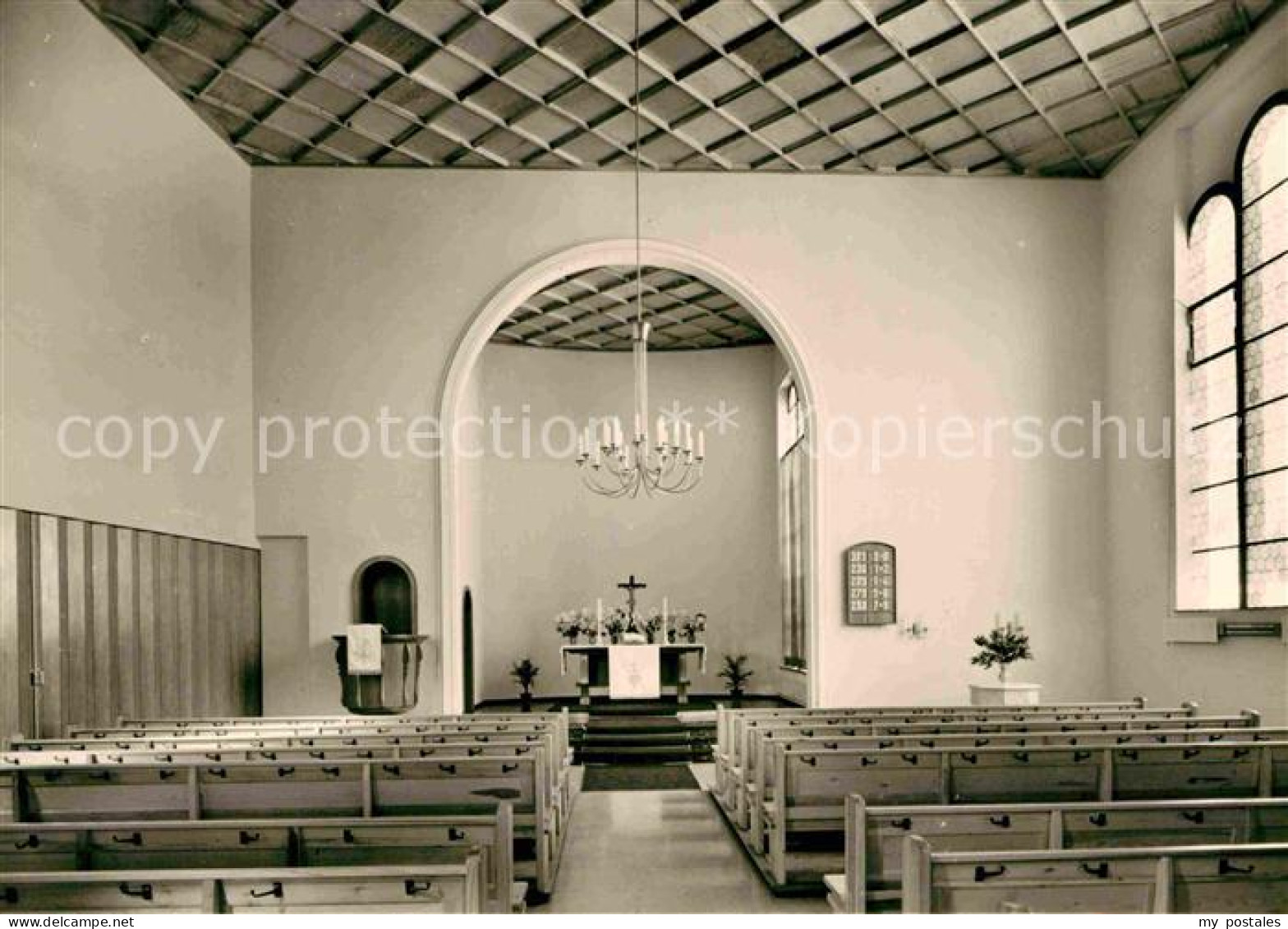 Stockach Baden KONSTANZ BW Ev Kirche Inneres