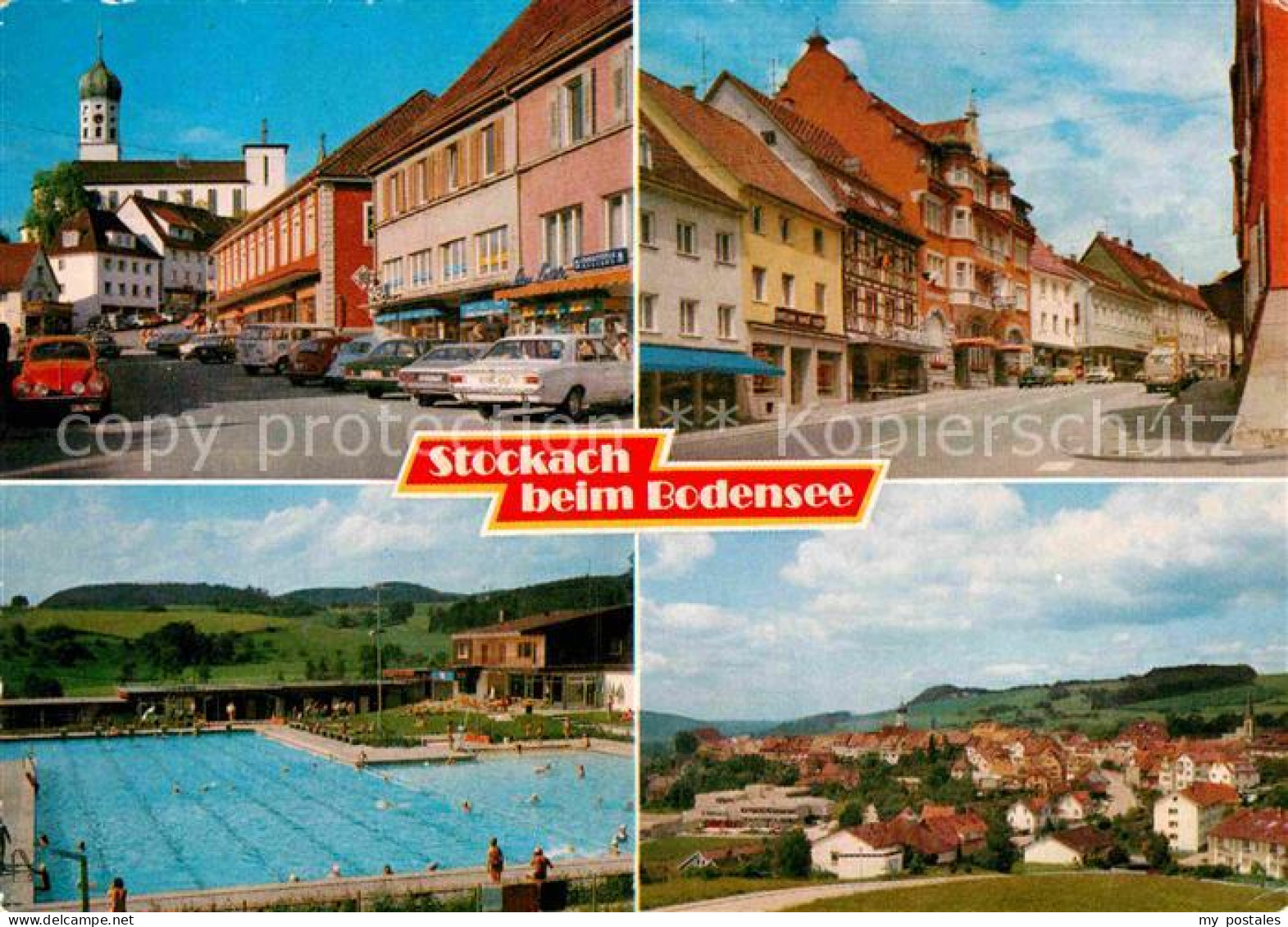 Stockach Baden KONSTANZ BW Freibad Ortspartien