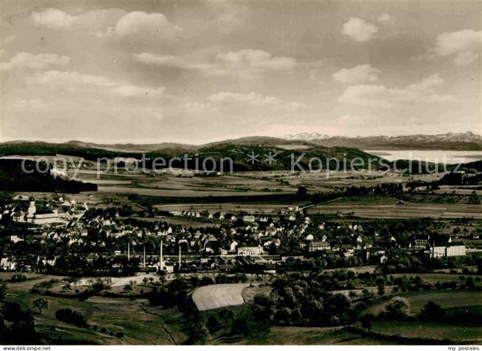 Stockach Baden KONSTANZ BW mit Schweizer Alpen