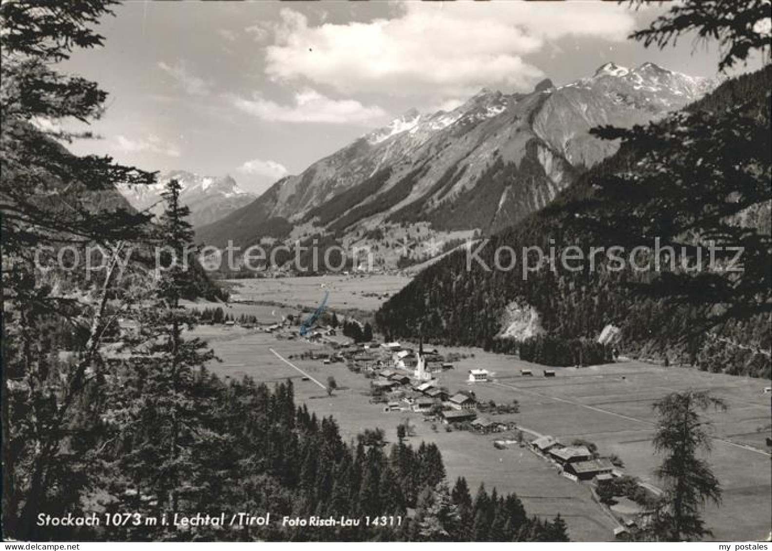 Stockach Lechtal Tirol AT im Lechtal Panorama