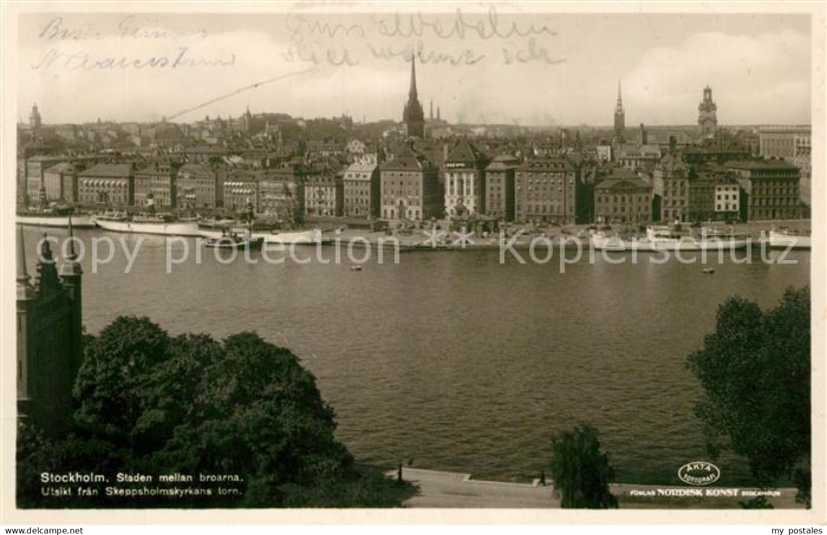 Stockholm Staden mellen broarna