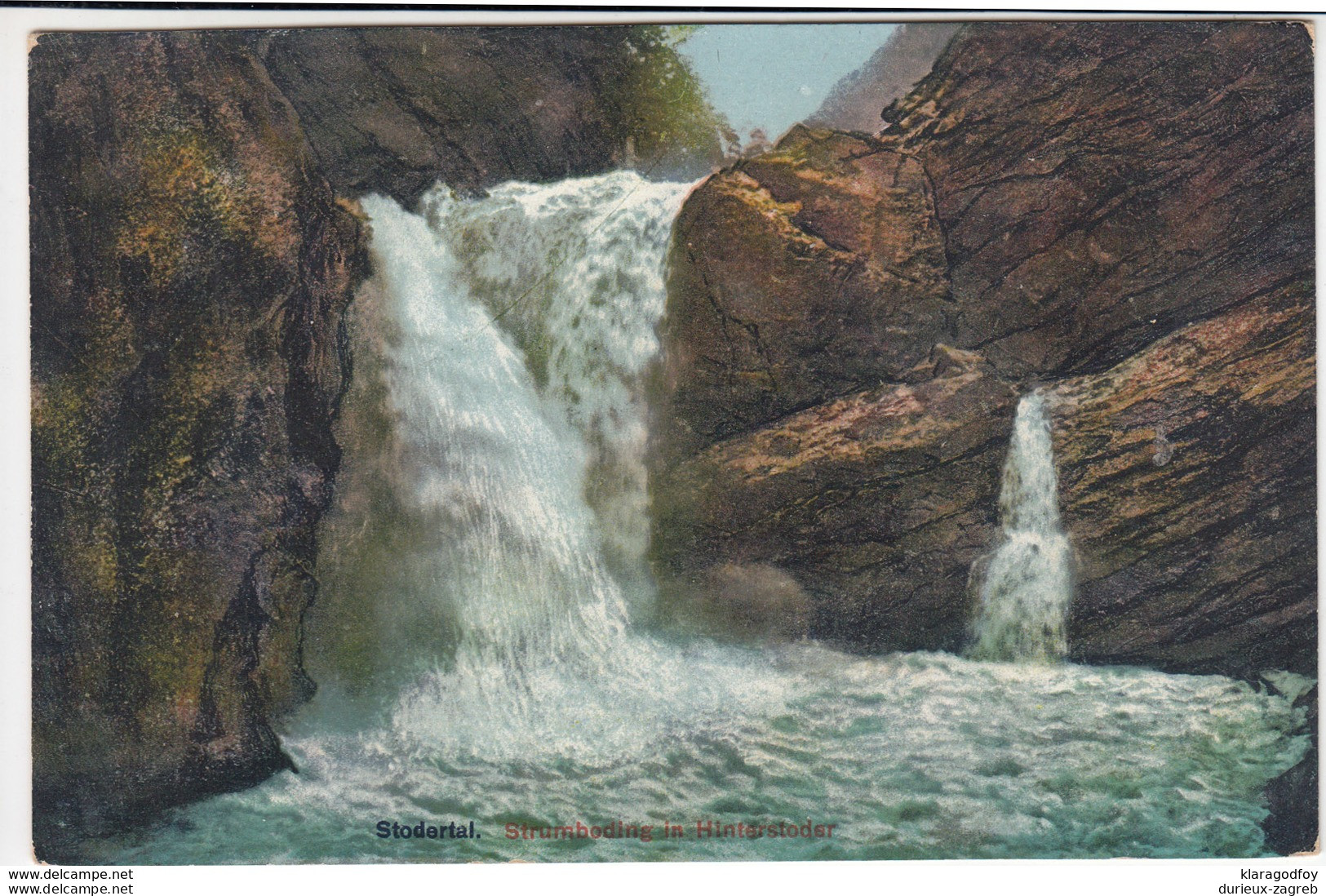 Stodertal, Strumboding in Hinterstoder old vintage postcard unused b170520