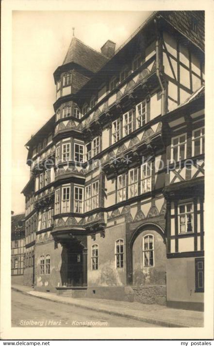Stolberg Harz Konsistorium