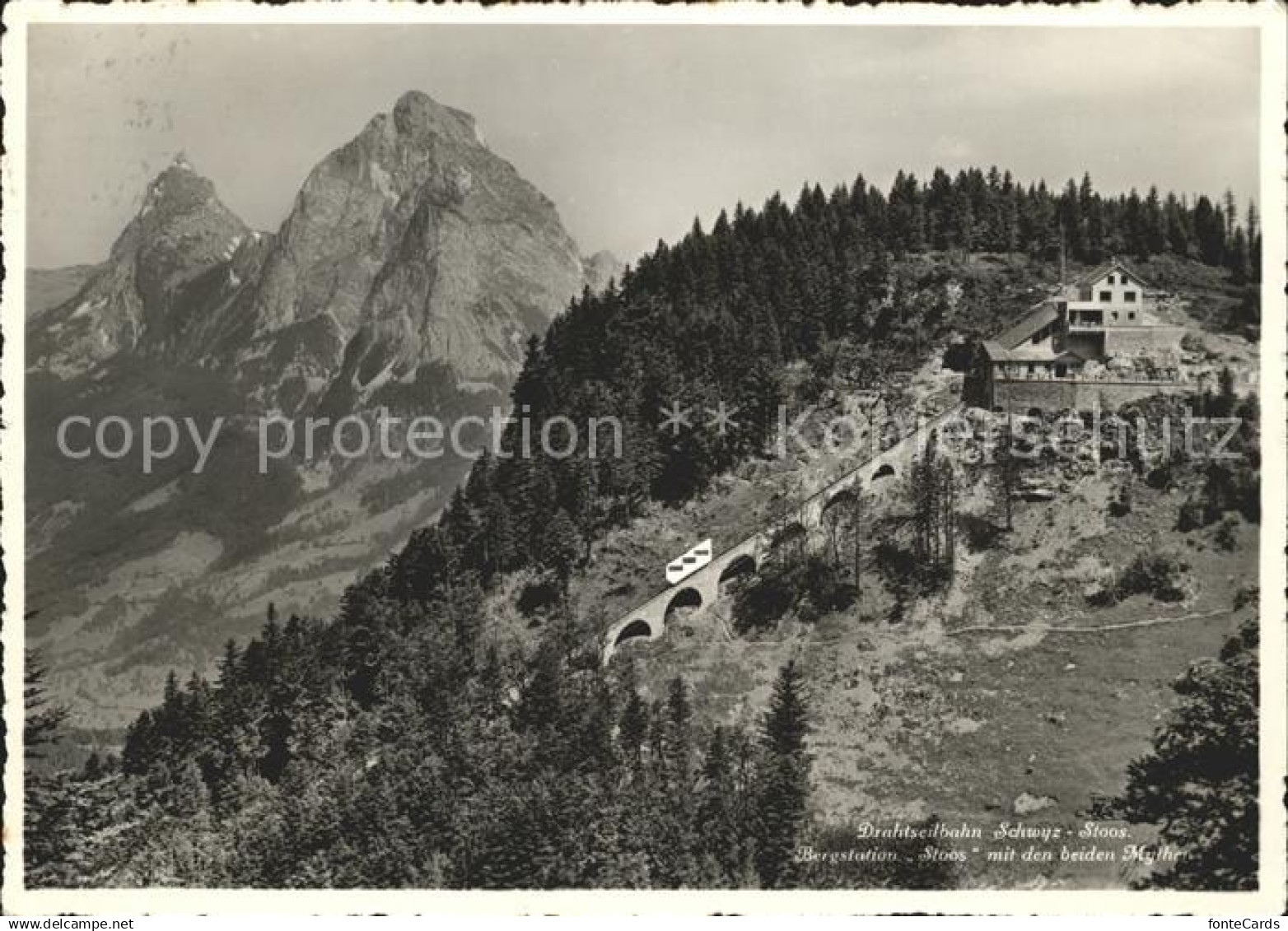 Stoos SZ Drahtseilbahn Schwyz-Stoos Mythen