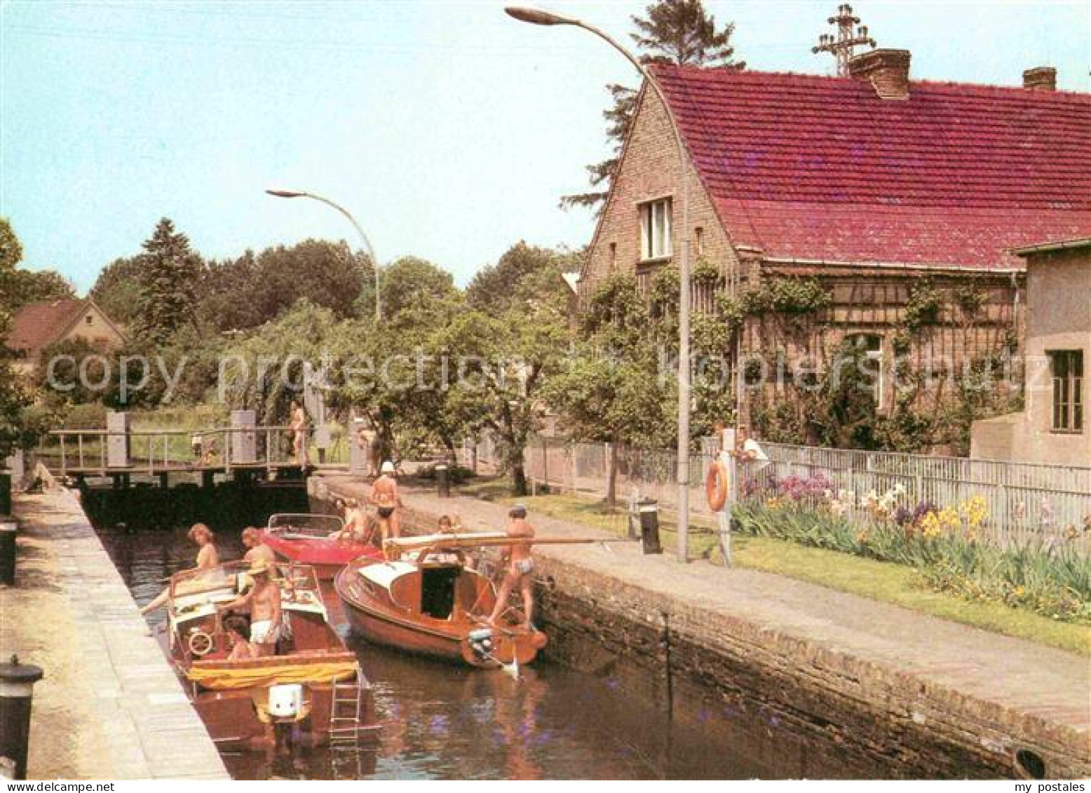 Storkow Mark An der Schleuse