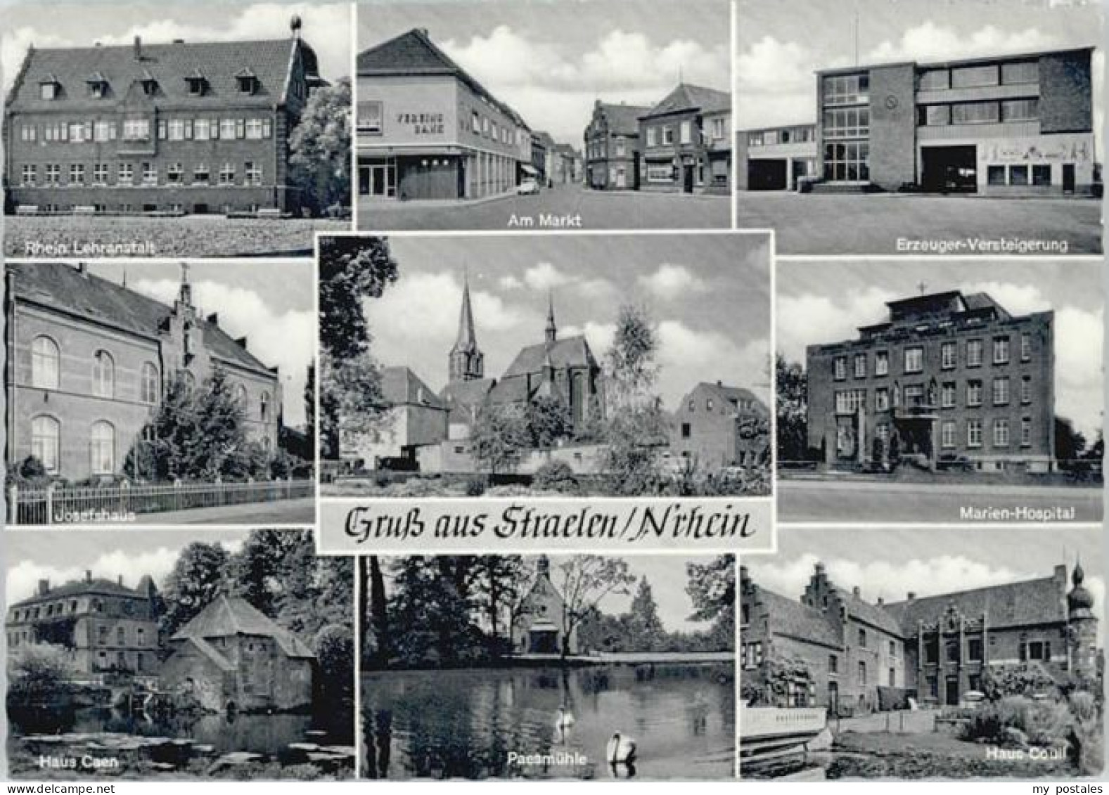 Straelen Paesmuehle Marien Hospital Josefshaus Haus Caen