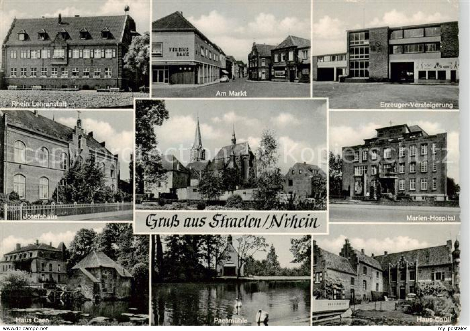 Straelen Rhein Lehranstalt Am Markt Erzeuger Versteigerung Josefshaus Marien Hos