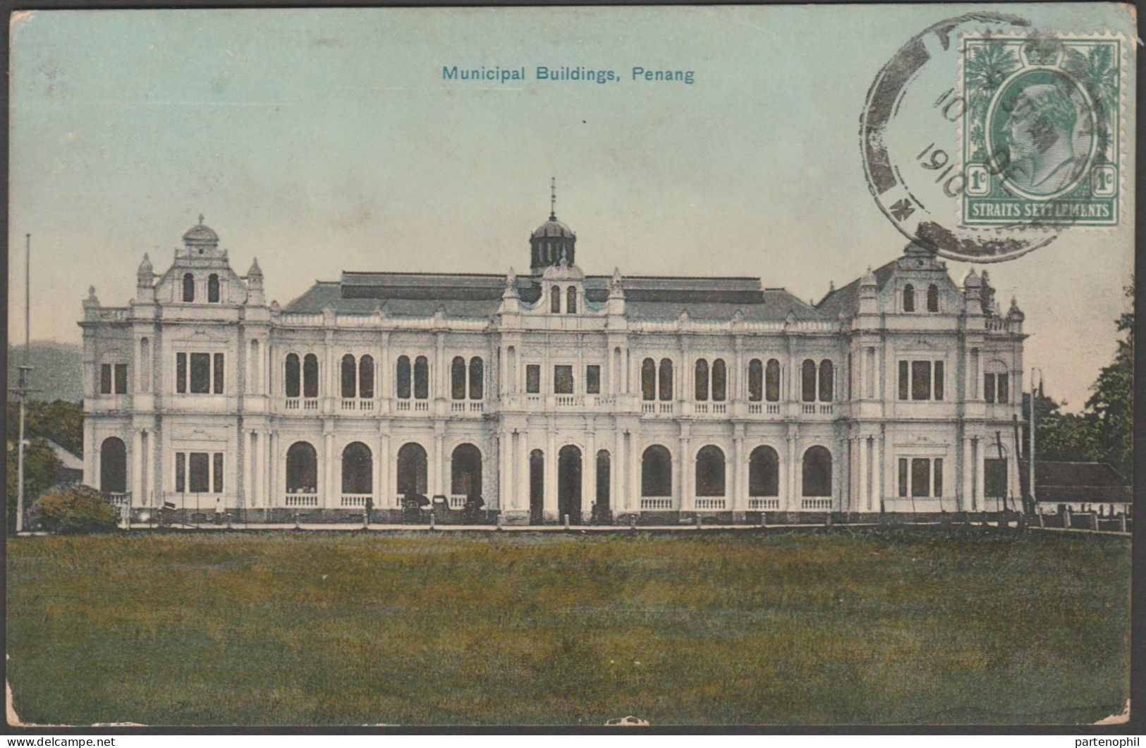Straits Settlements - Malaysia Penang - 1c. - Postcard - 1910