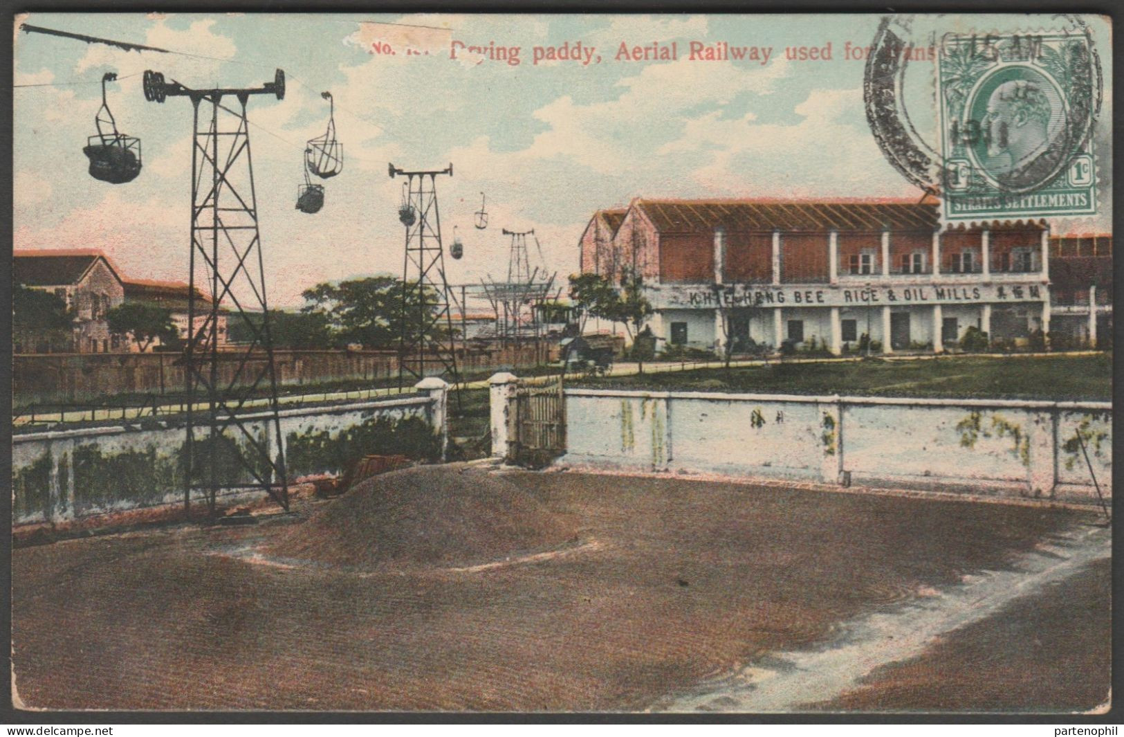 Straits Settlements - Malaysia Penang - 1c. - Postcard - 1911