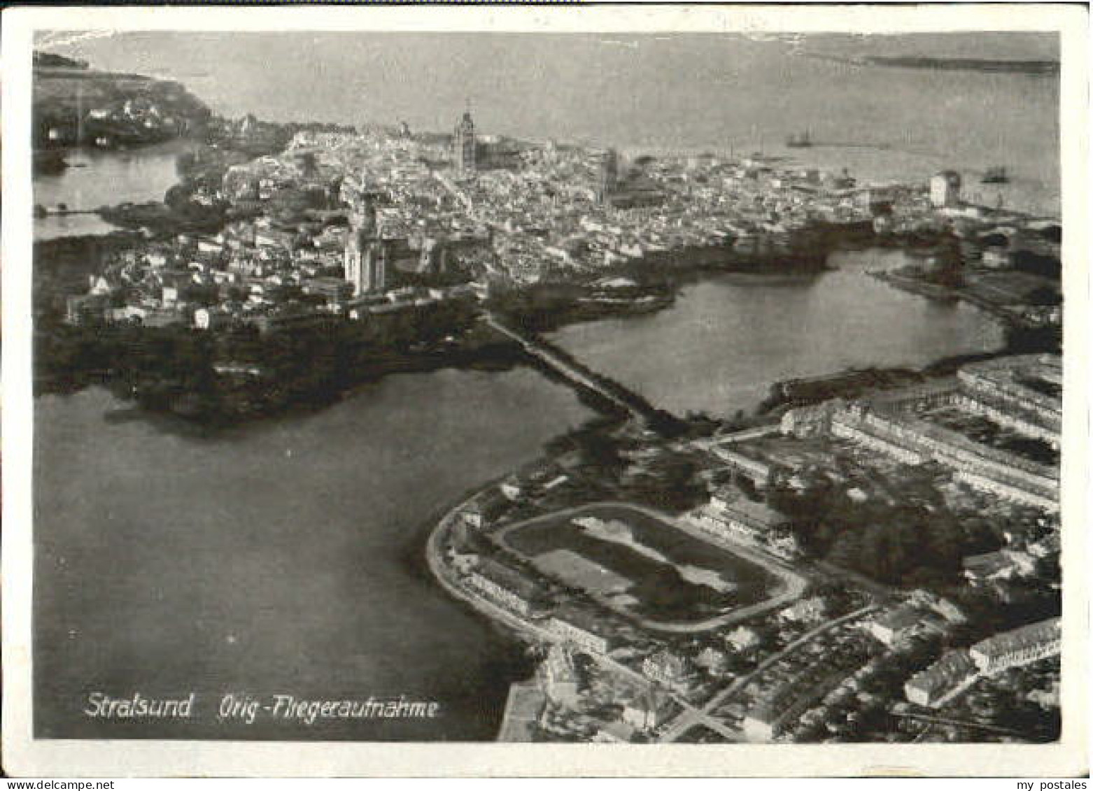 Stralsund Mecklenburg Vorpommern Stralsund Fliegeraufnahme