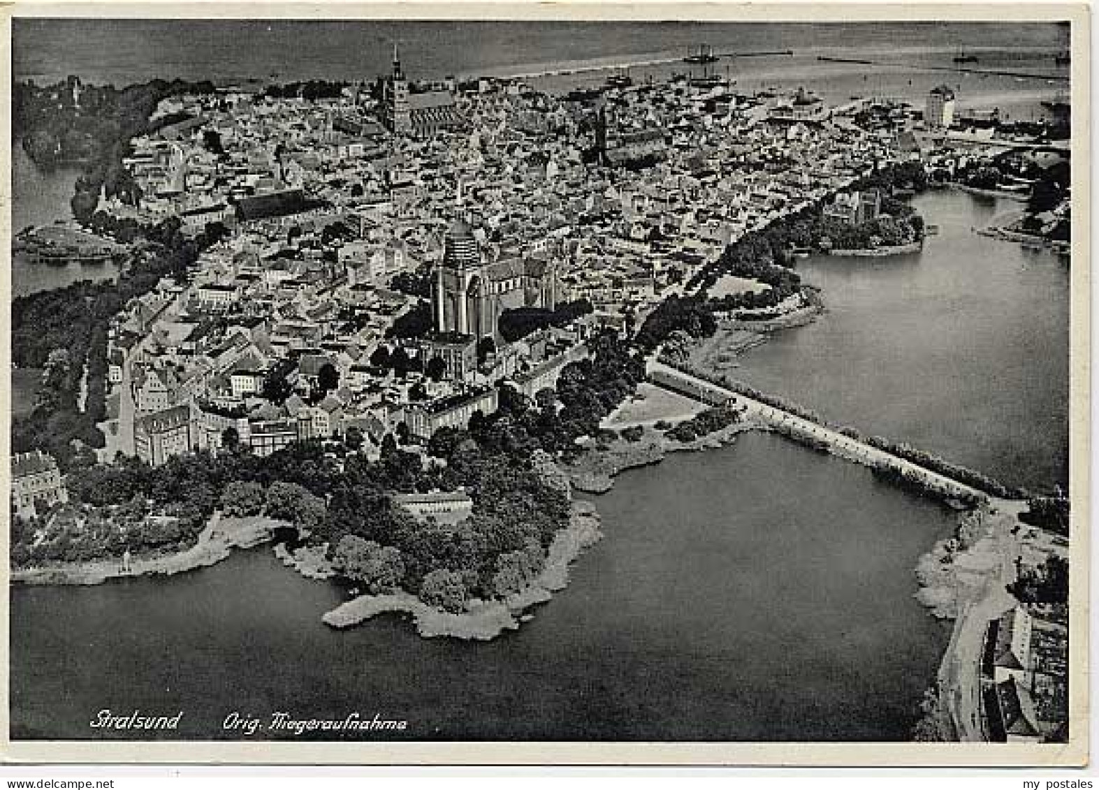 Stralsund Mecklenburg Vorpommern Stralsund Fliegeraufnahme