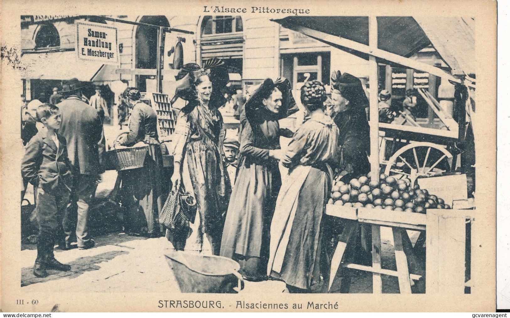 STRASBOURG   ALSACIENNES AU MARCHE             2 SCANS