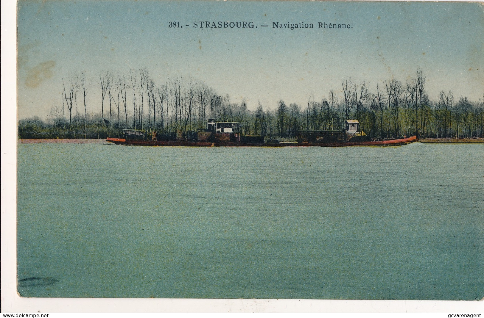 STRASBOURG  NAVIGATION  RHENANE             2 SCANS