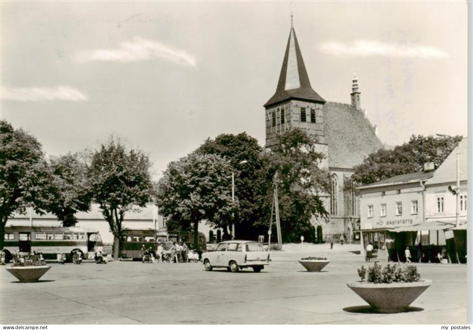 Strasburg  Uckermark Marktplatz
