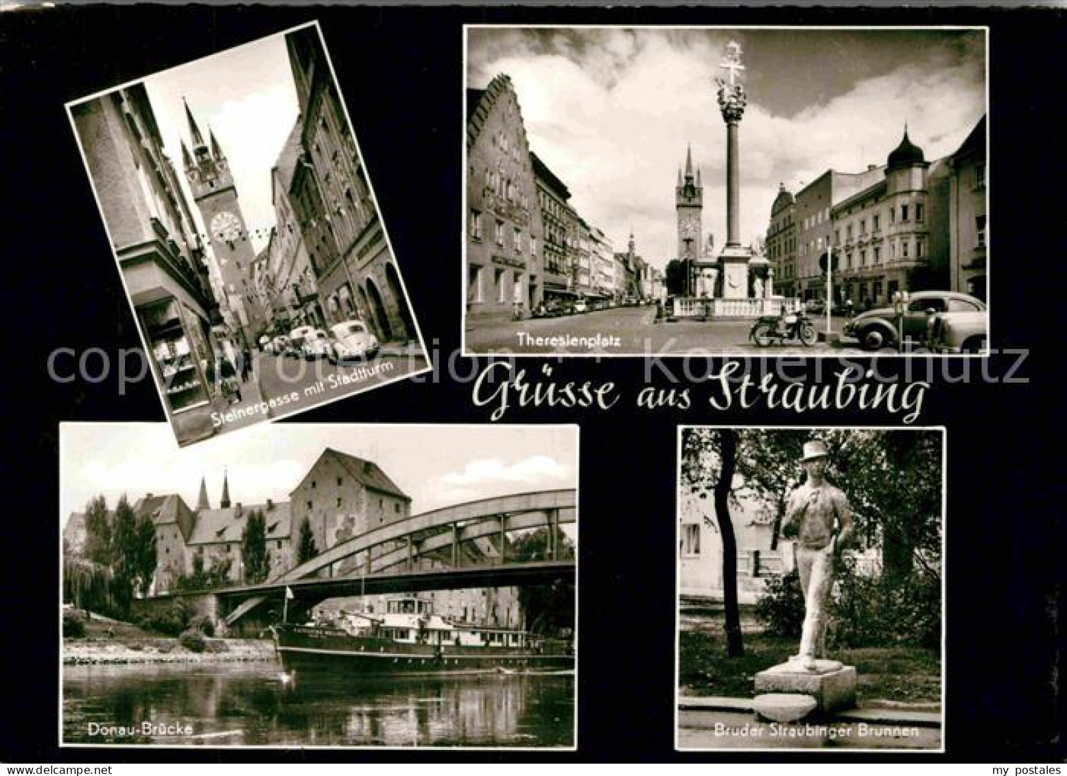 Straubing Theresienplatz Steinergasse