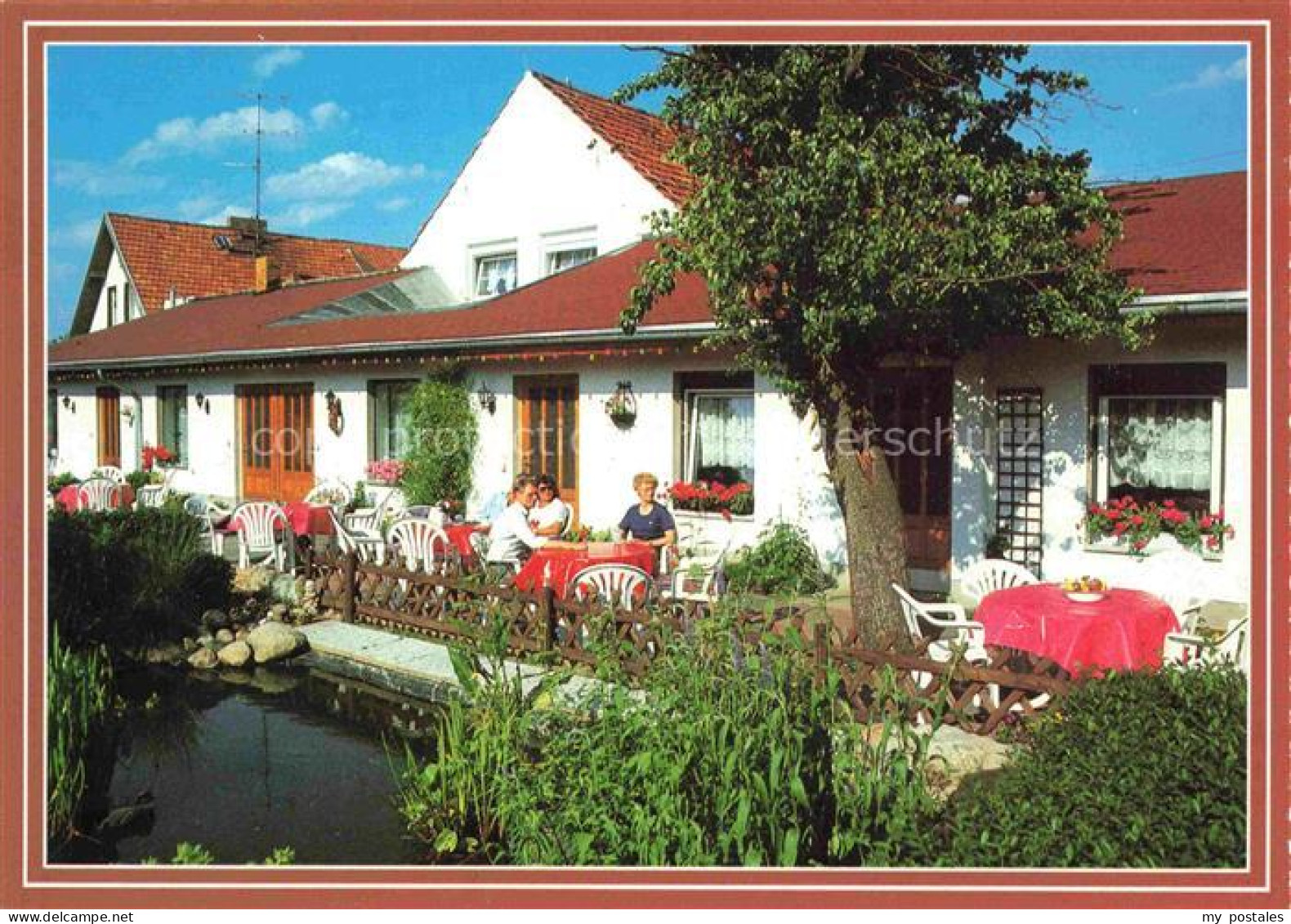 Straupitz Dahme-Spreewald Brandenburg Spreewaldpension Winzer Terrasse