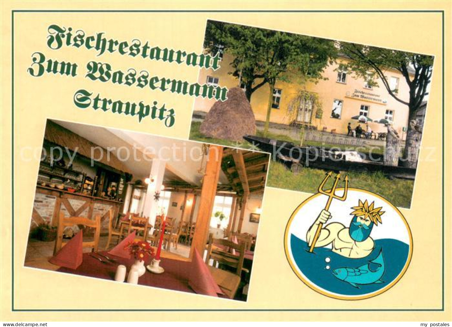 Straupitz Fischrestaurant Zum Wassermann Gastraum