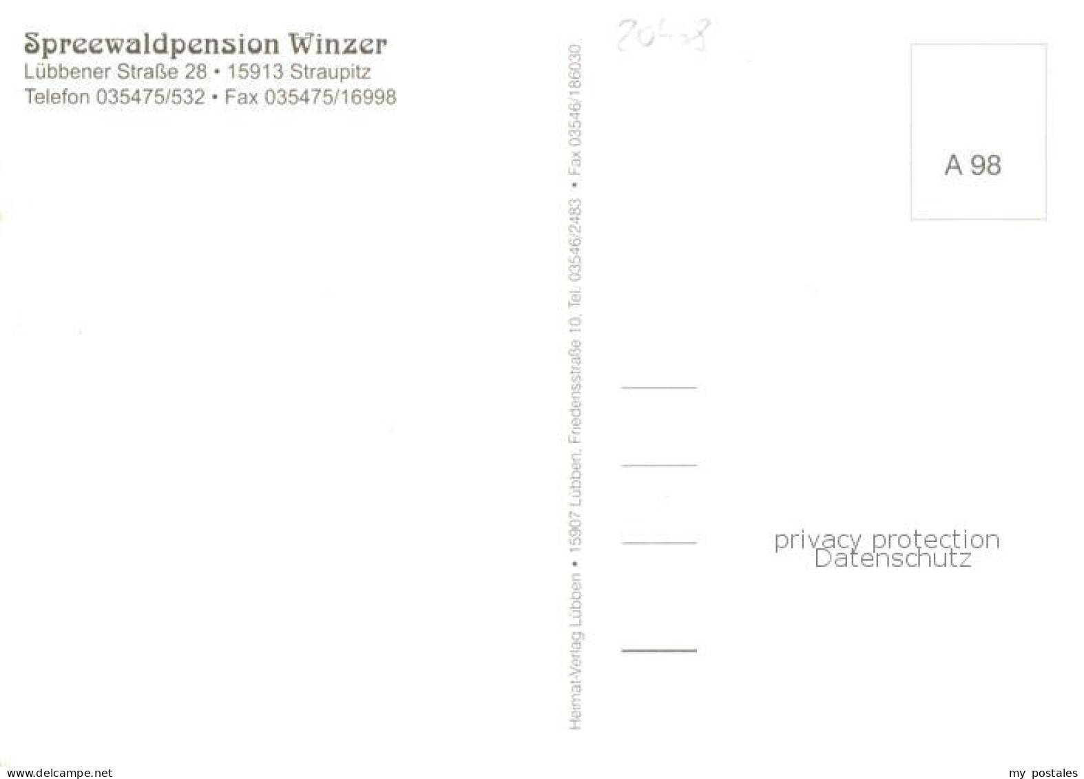 Straupitz Spreewaldpension Winzer Gastraeume Zimmer Storchennest