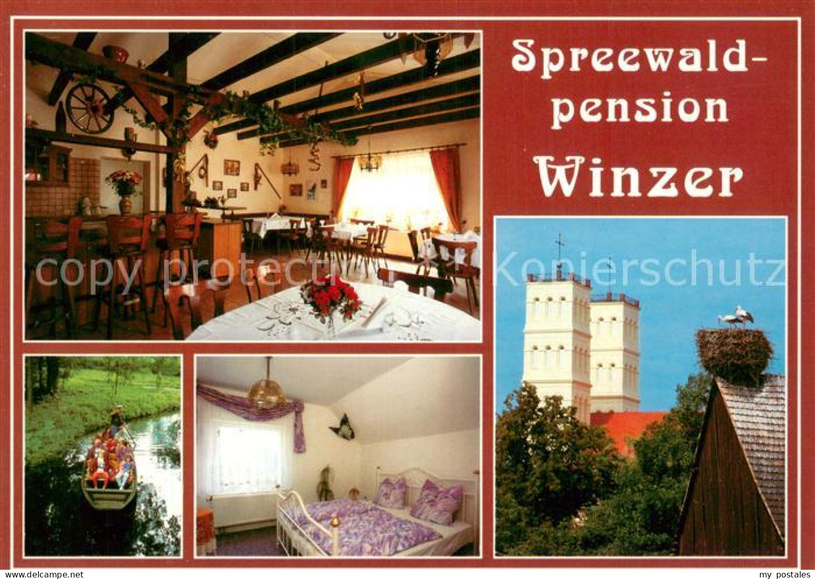 Straupitz Spreewaldpension Winzer Gastsstube Bootspartie Zimmer Storchennest