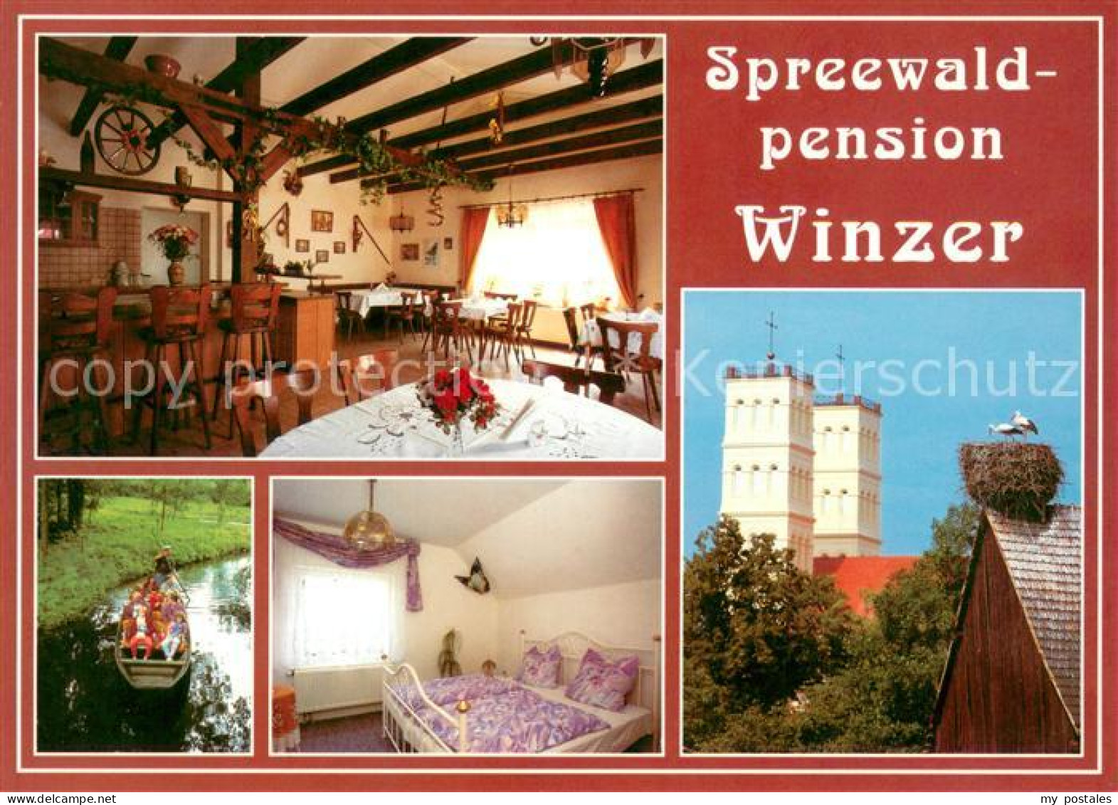Straupitz Spreewaldpension Winzer Gaststube Bar Bootsfahrt Zimmer Storchennest