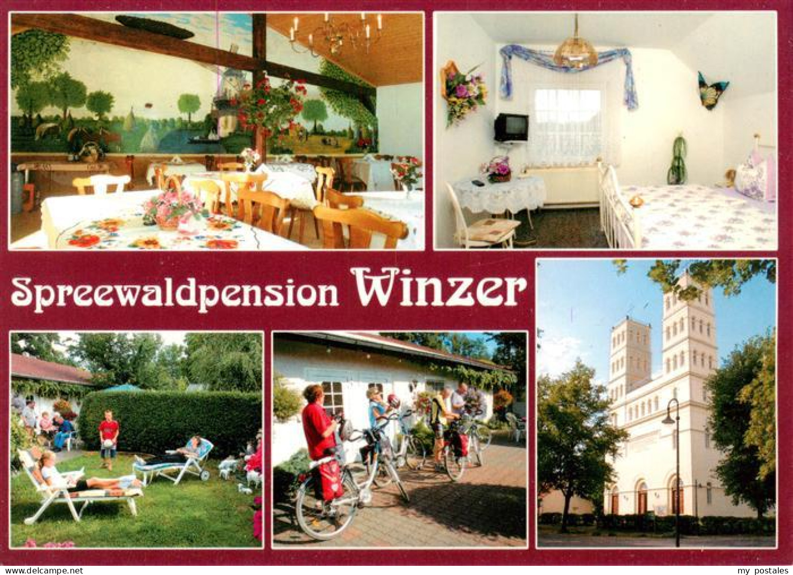 Straupitz Spreewaldpension Winzer Gaststube Garten Fremdenzimmer