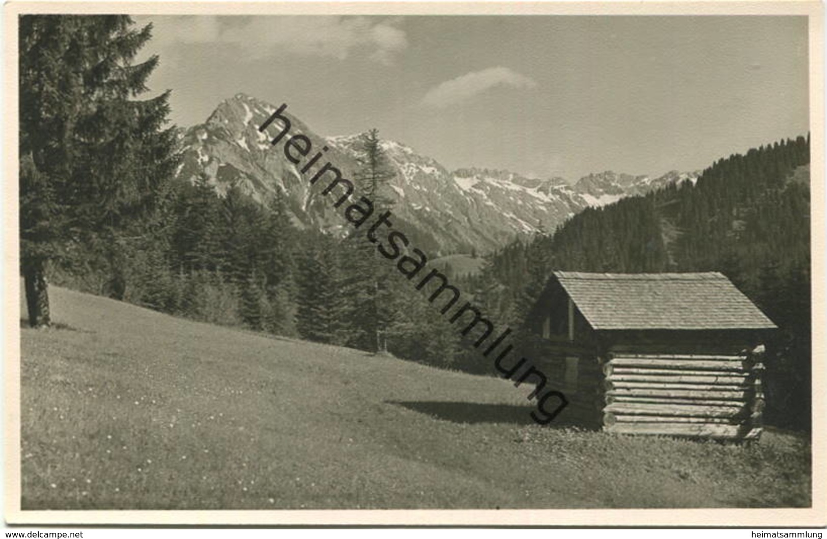 Straußberg bei Sonthofen - Foto-AK - Verlag Photo-A. Deidl Sonthofen
