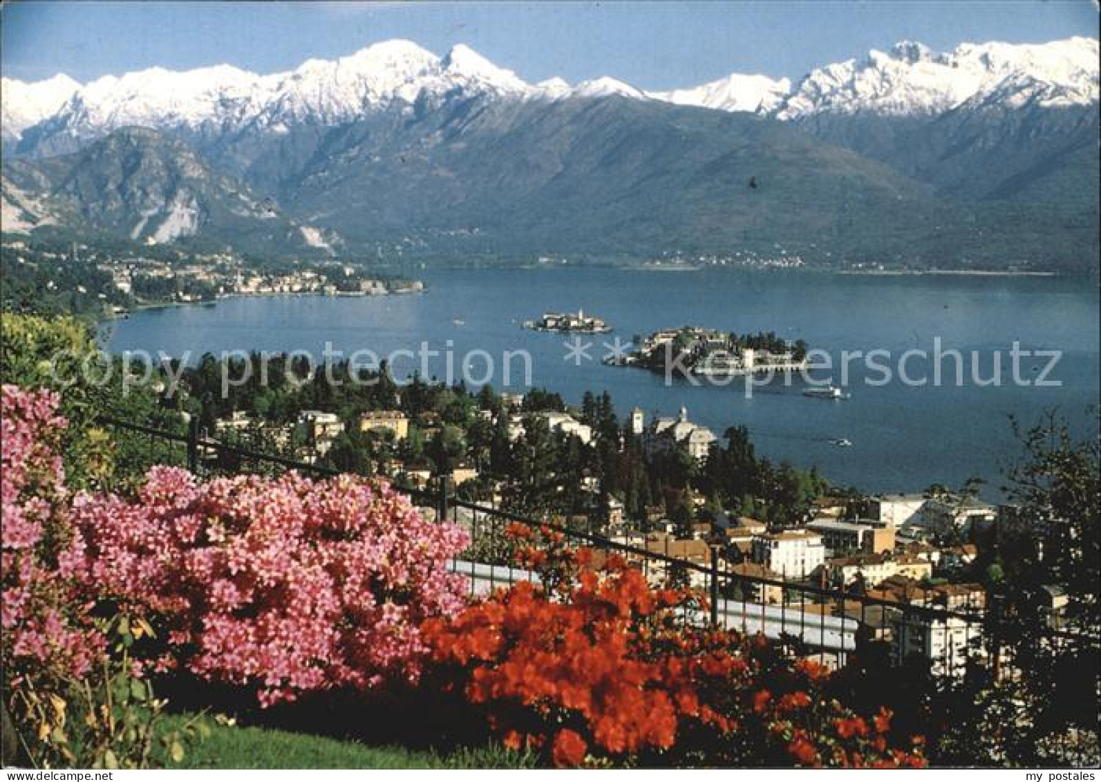Stresa Lago Maggiore Gesamtansicht Lago Maggiore