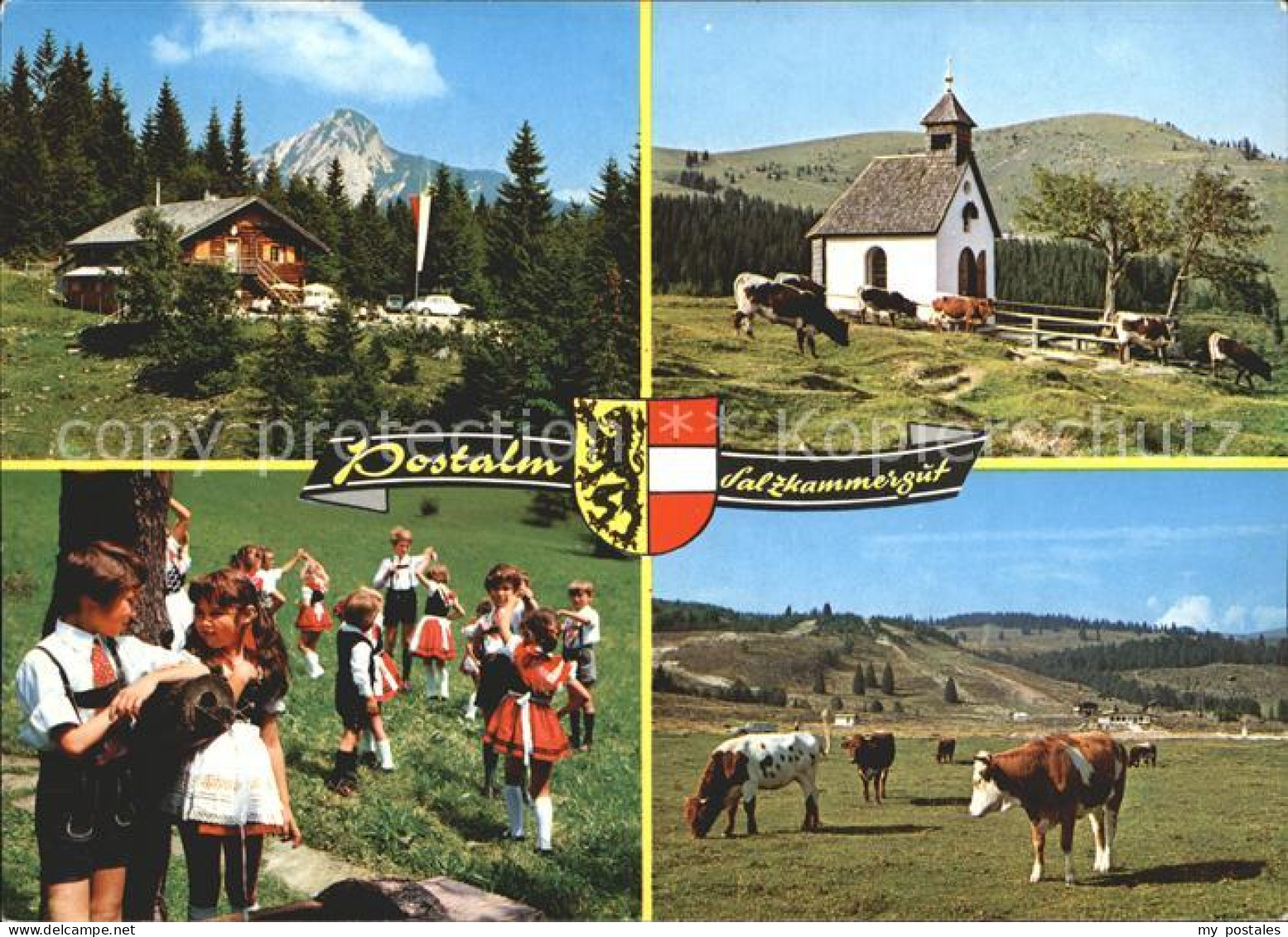Strobl Postalm Kinder Kuehe Kirche