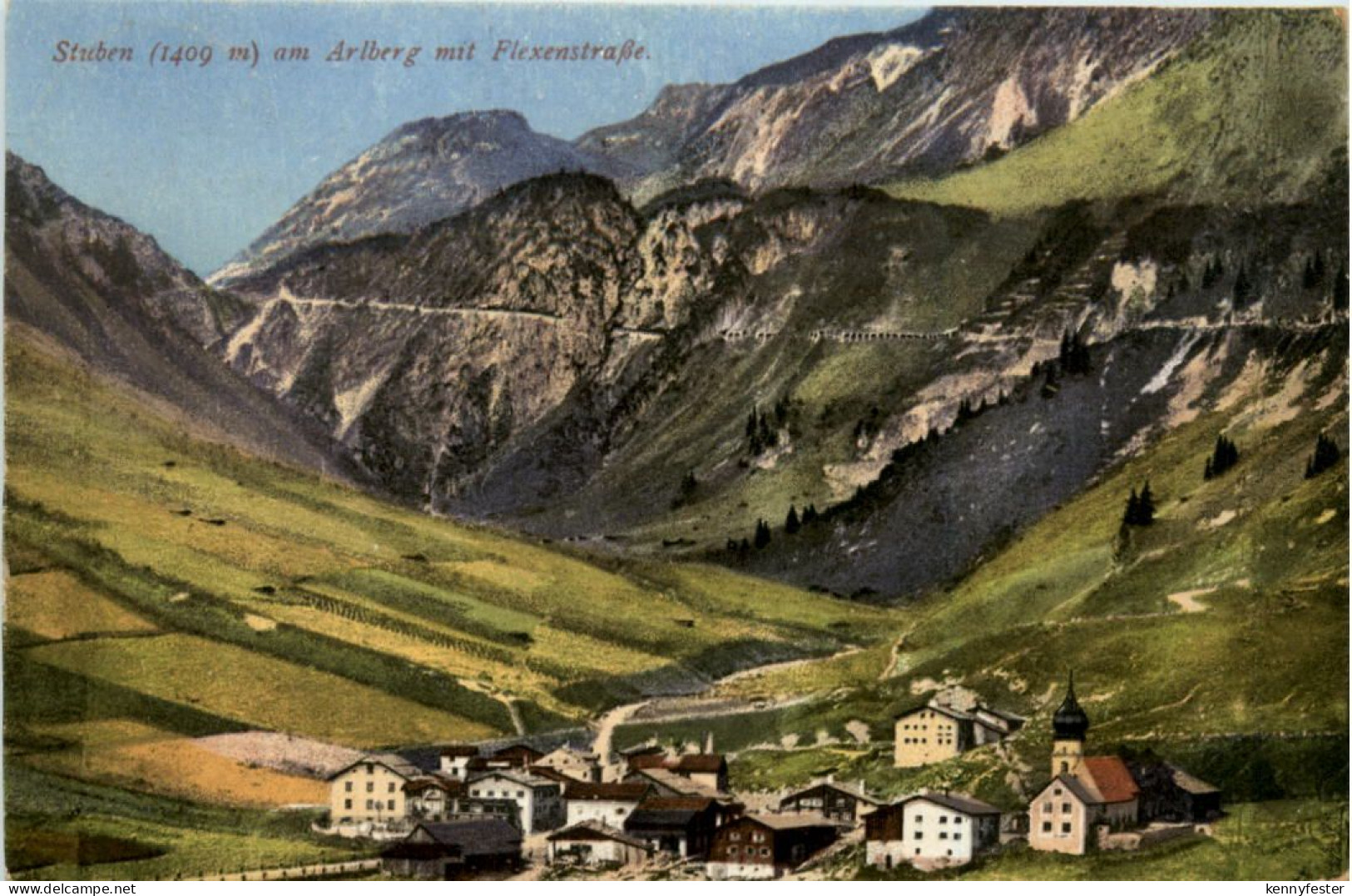 Stuben am Arlberg mit Flexenstrasse