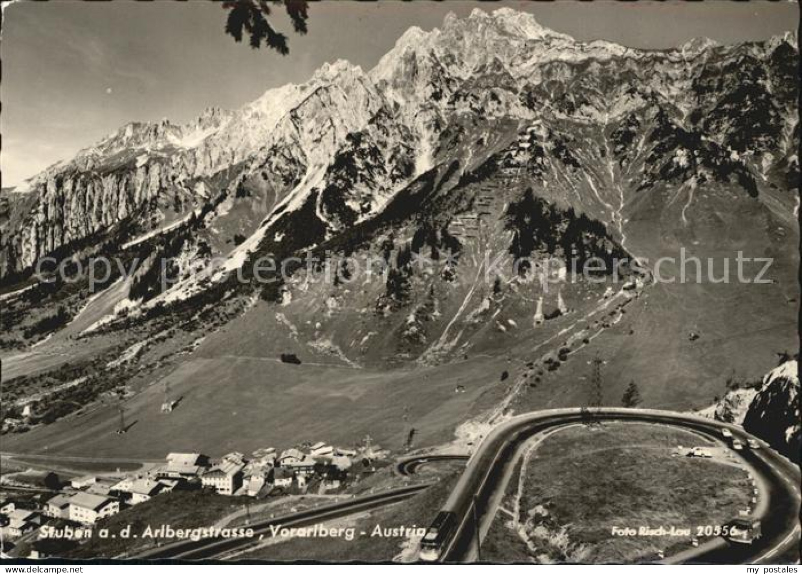 Stuben Vorarlberg Panorama Arlbergstrasse