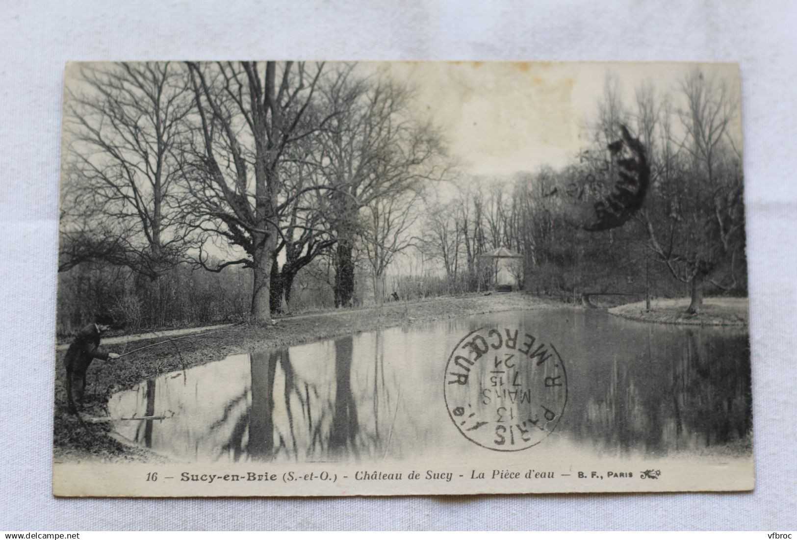 Sucy en Brie, château de Sucy, la pièce d'eau, Val de Marne 94
