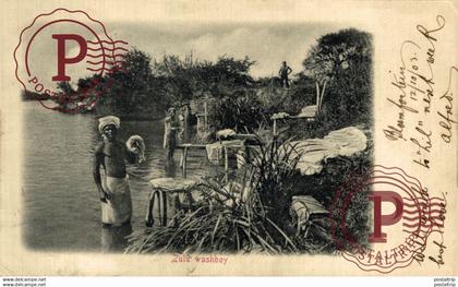 AFRICA. SOUTHAFRICA. SUDAFRICA. ZULU WASHBOY