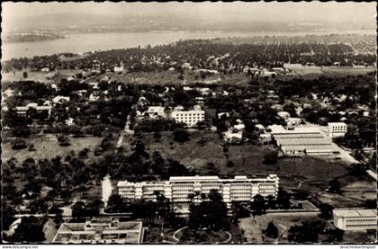 CPA Brazzaville Französisch Kongo, Fliegeraufnahme