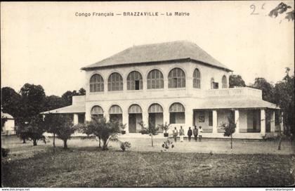 CPA Brazzaville, Französisch-Kongo, Rathaus