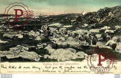 SUDAFRICA // SOUTH AFRICA . WASHING PLACE NEAR JOHANNESBURG