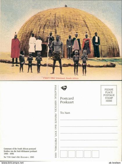 Südafrika Südafrika Chief's Hut, Zululand, South Africa REPRO 1905/1996