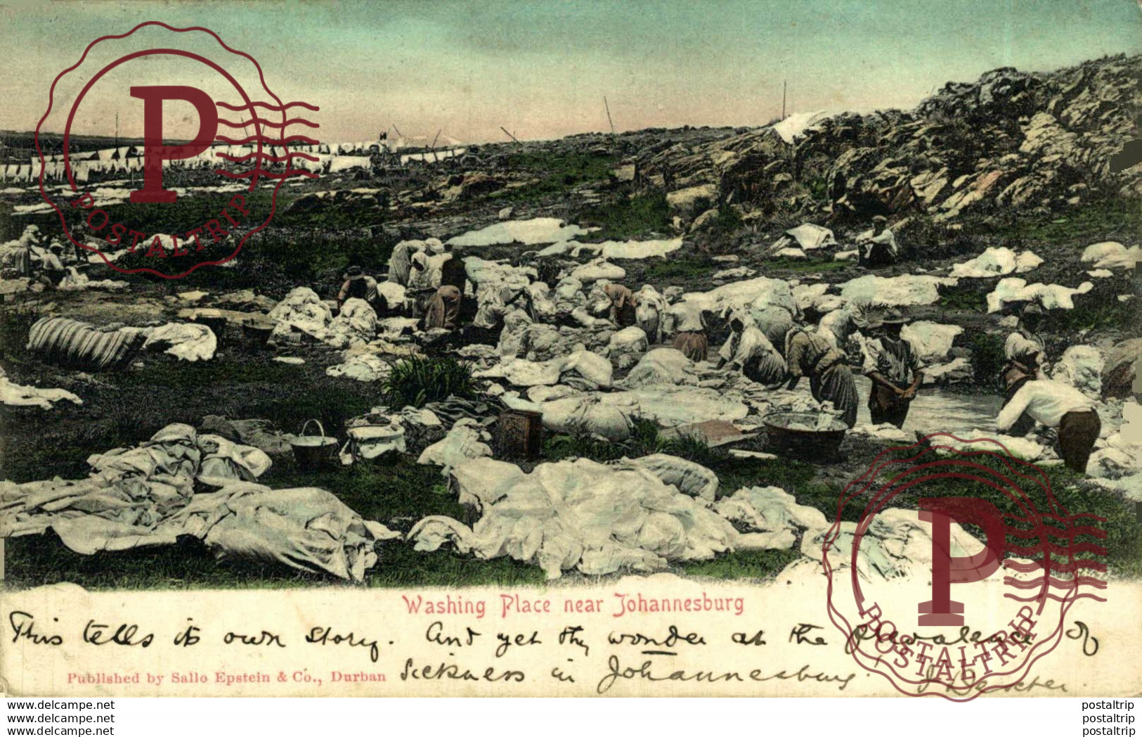 SUDAFRICA // SOUTH AFRICA . WASHING PLACE NEAR JOHANNESBURG