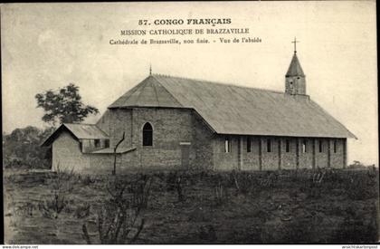 CPA Brazzaville Französisch Kongo, Cathedrale