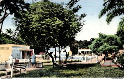 CPA Brazzaville Französisch Kongo, Schwimmbad